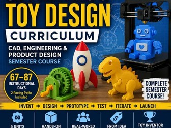 3D Printing, Toy Design & CAD