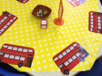 London Bus Maths Counting and Adding Reception / Kindergarten