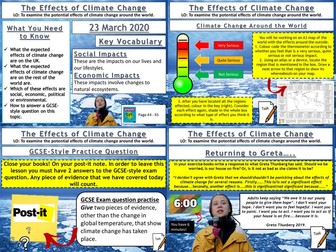 Climate Change: The Effects of Climate Change