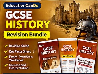 GCSE History Revision Bundle | Historical Skills, Key Facts & Exam Practice