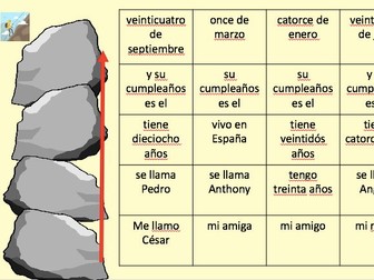 Spanish Sentence Builders: Unit 2 Saying when my birthday is - activities