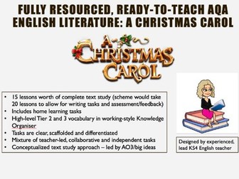 AQA GCSE A Christmas Carol Full Scheme