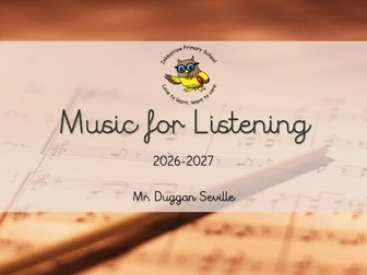 Listening Programme 2026-2027
