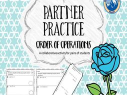 Partner Practice Order of Operations