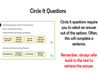 UKS2 SATs style Retrieval Questions- Holes Chapter 3