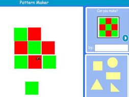 Pattern-Making with Shapes by TESiboard - Teaching Resources - Tes