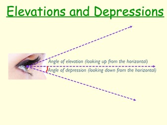 Trigonometry - Angles of Elevation and Depression
