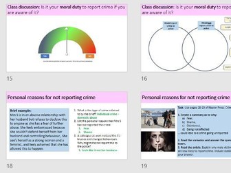 Unit 1, 1.2 WJEC Criminology