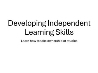 Tutor Time Study Skills Programme