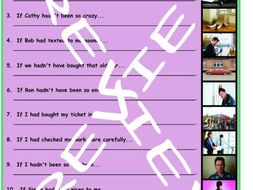 Conditional Sentences Type 3-3 Photo Worksheet Set