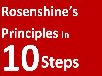 Rosenshine's Principles Poster