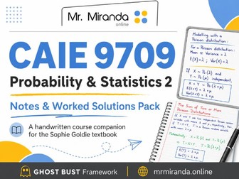 CAIE 9709 S2 Notes & Worked Solutions Pack