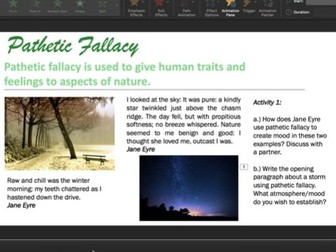 KS3 English Descriptive Writing - The Storm