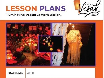Vesak Lantern Design | A2–B1 ESL & CLIL Cultural Studies & Art