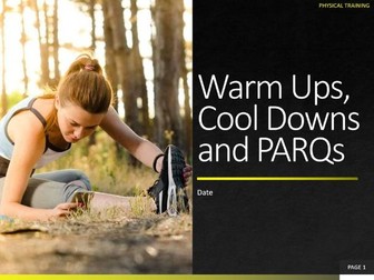 10. Warm Ups, Cool Downs and PARQs