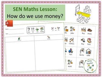 SEN Maths Lesson: Earning and spending money