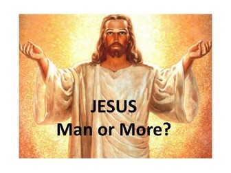 JESUS WJECEduqas - Man or More?