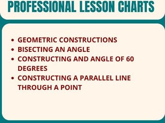 Math charts (formulae and concepts reference charts)