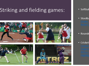 Mental, Physical & Social benefits of Striking and Fielding Games