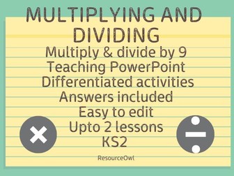 Multiplication and division