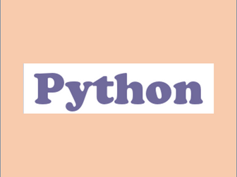 Repetition in Python