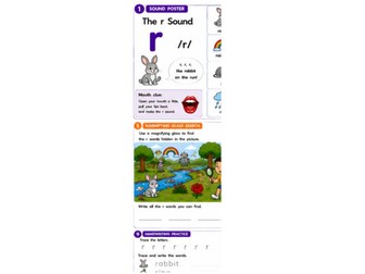 R phonic continuous provision activity pack