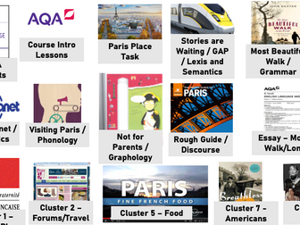 AQA A level Lang/Lit Paris SOW - including course intro/Language Levels lessons