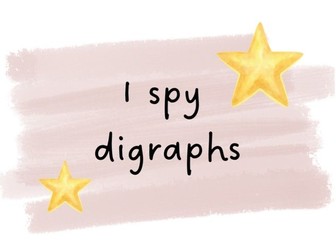 I Spy Digraph