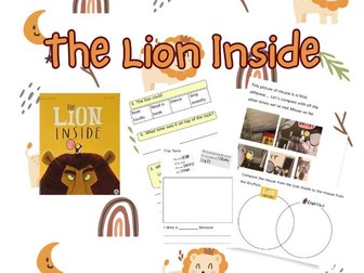 The Lion Inside - reading activity ideas/pack