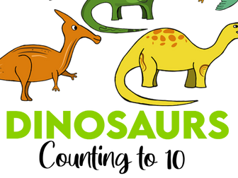 Dinosaurs Counting to 10
