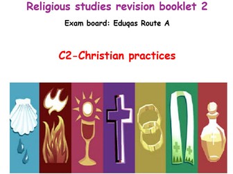 Eduqas Christian practices question revision booklet