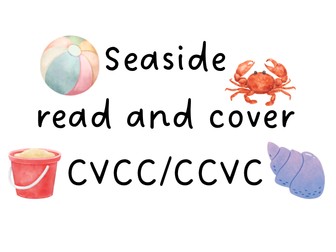 Seaside read and cover CVCC/CCVC