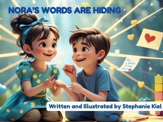 Nora’s Words Are Hiding Neurodivergent Picture Book - Selective Mutism & Communication Differences
