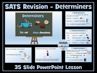Determiners: SATS Revision