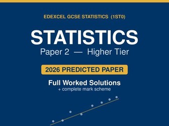 EDEXCEL GCSE STATISTICS PREDICTED PAPER 2