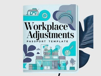 Workplace Adjustment Passport Template