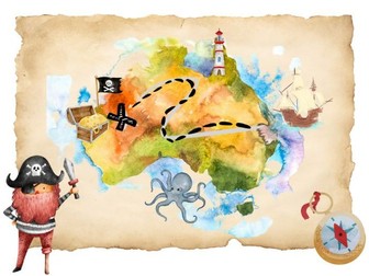 Make a pirate treasure map