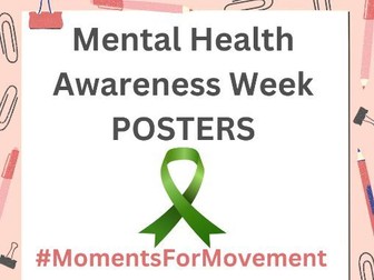 Mental Health Week 2024 Display Posters
