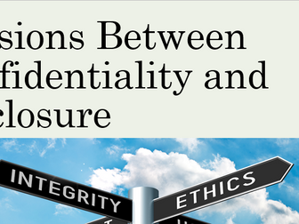 Tensions Between Confidentiality and Disclosure in EY