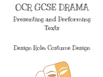 OCR GCSE Drama - Costume Design