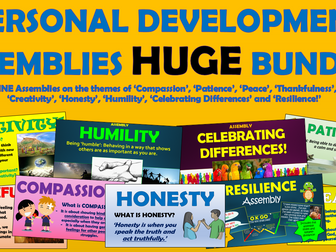 Personal Development Assemblies Huge Bundle!