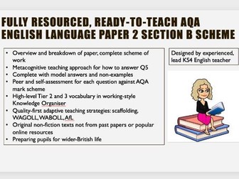 AQA English Language Paper 2 Question 5