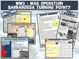WW2 - Was Operation Barbarossa a Turning Point?
