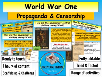 WWI Propaganda & Censorship
