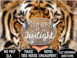 Tigers At Twilight Text Dependent Questions Teaching Resources