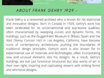 Frank Gehry - Architect Analysis