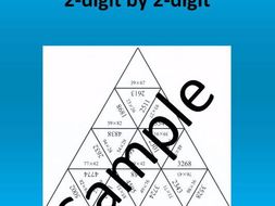 Multiplication – 2-digit by 2-digit – Math Puzzle