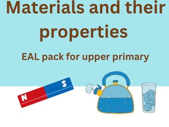 EAL vocabulary: Materials & properties