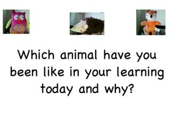 Characteristics of effective learning - tracking sheet - The Animals of Wisdom Woods
