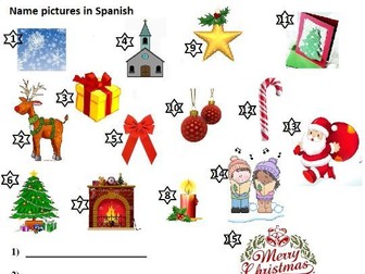 Christmas Navidad Spanish Spelling Worksheet Crossword Puzzles Definition 22 pg